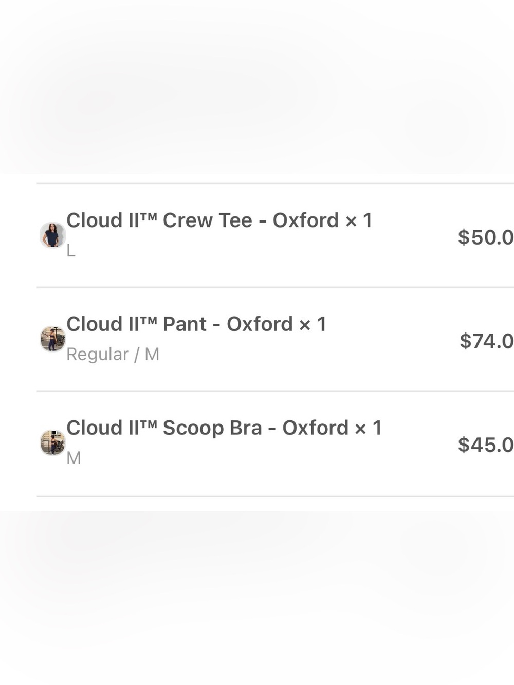 VITALITY Cloud II set: leggings, tee, sports bra - Picture 11 of 11